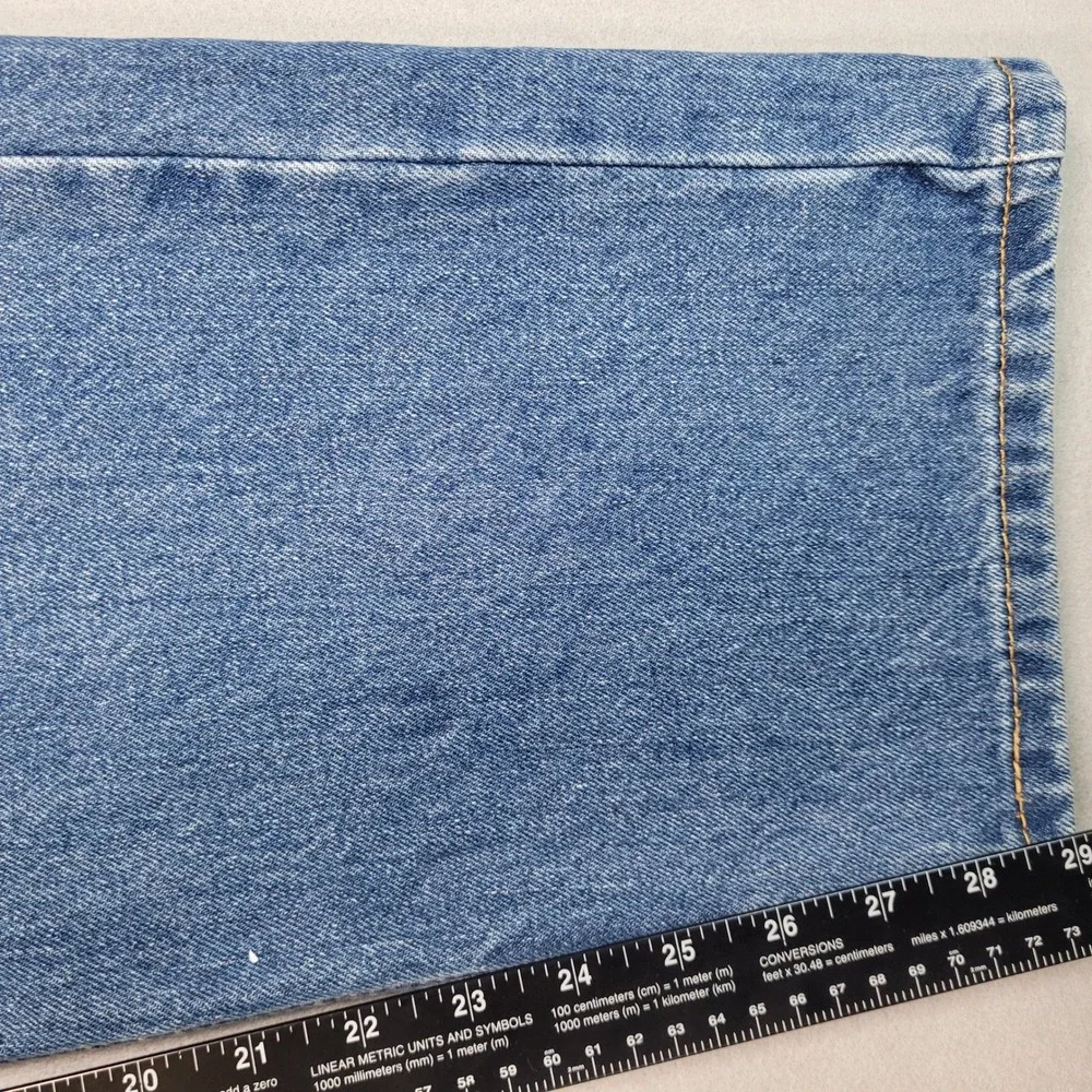 Levis 505 Regular Fit Straight Leg Jeans‎ Blue Denim Mens 38x30 00505-4891